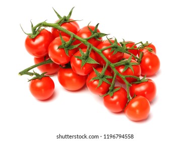 Small Cherry Tomato On White Background