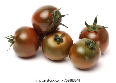 Small Cherry Tomato On White Background