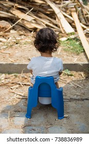 small child, potty needs, solves.portable toilet