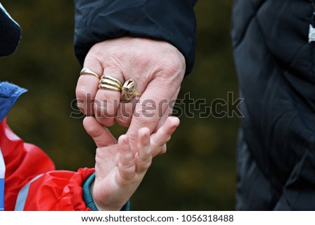 Small children's hands