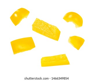 Small chopped pieces of yellow bell pepper - Powered by Shutterstock