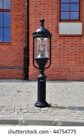 small city lantern