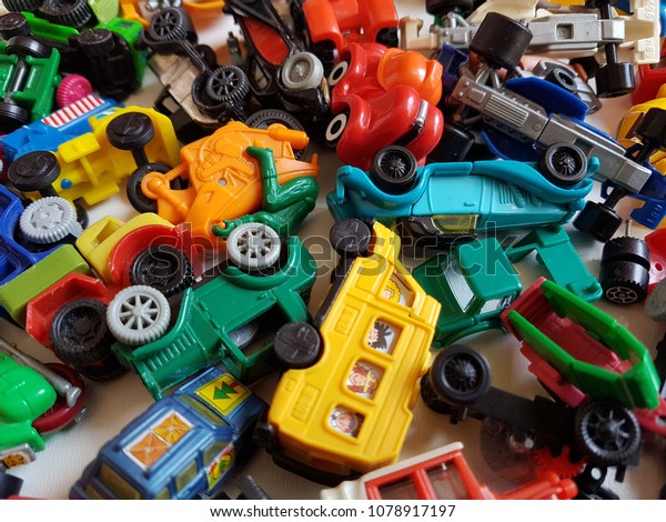 small\
color cars children toys collection background\
