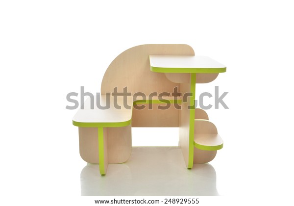 Small Colorful Table Desk Little Child Stock Photo Edit Now