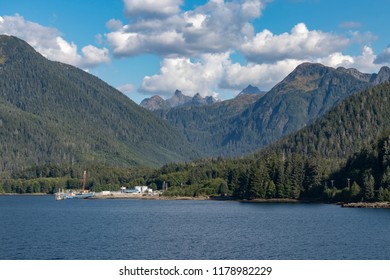 A Small Commercial Harbor On Sitka Sound