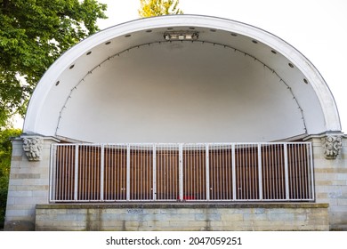 A Small Concert Stage In The City Garden Of Constance