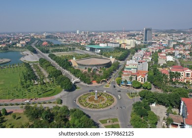 A Small Corner Of Vinh Yen City In Vinh Phuc Province Seen From Above.