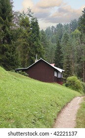 Small cottage in the forest