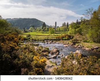 Small Creek Art Glendalough In The Wicklow Mountains Ireland - Travel Photography