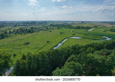 Small Crooked River Servach In The Countryside