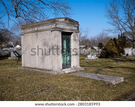 A small crypt in the cemetery