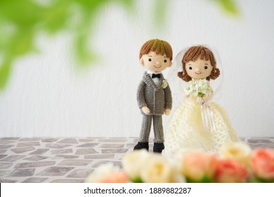 Small And Cute Amigurumi Doll.wedding