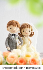 Small And Cute Amigurumi Doll.wedding