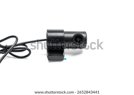 Small cylindrical camera. Compact cylindrical camera with cable for mounting. Ideal for use in vehicles or surveillance systems.