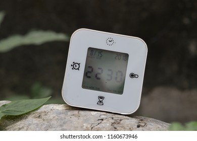 small digital clock and temperature device to bring to outdoor because it is portable and light weight