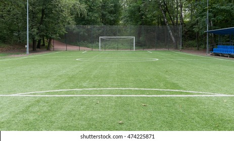 School Soccer Field Background High Res Stock Images Shutterstock