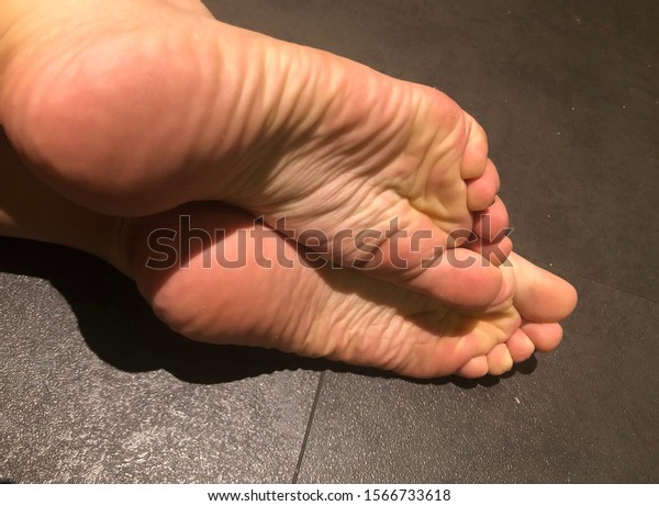 Small Feet Pink Soles Stock Photo (Edit 