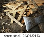 Small firewoods and big axe 