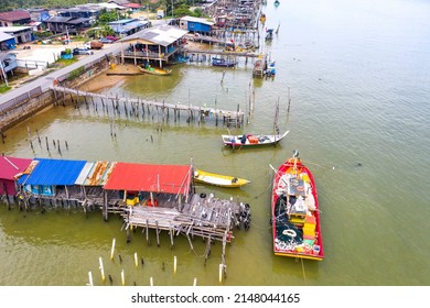 Small Fishing Jetty In Kuala Kemaman