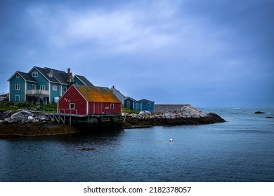 Small Fishing Town Of Peggy's Cove