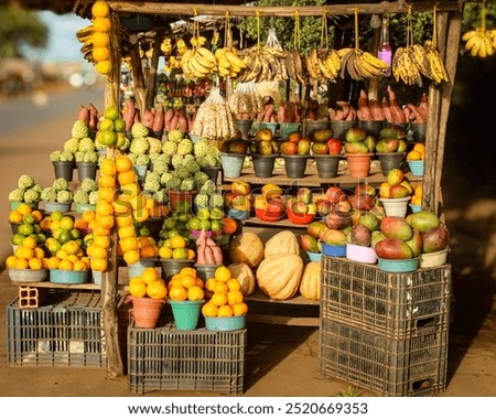 Similar – Image, Stock Photo Highway to ecomarket Green