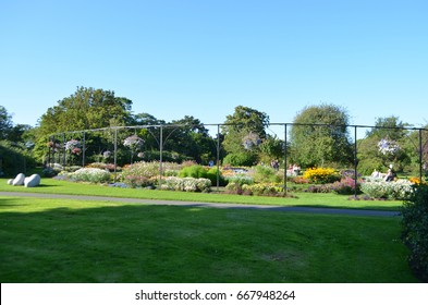 Small Garden Section At The National Botanic Gardens In Dublin, Ireland