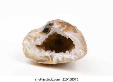 small geode cut open