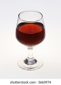 Small Glass With A Drink - Whiskey, Cognac, Rum, Port Or Even Juce! Concept Of Holiday, Romance Or Luxury