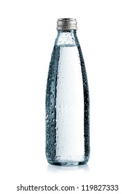 Small Glass Water Bottle With Drops