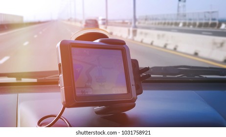 Small GPS Navigation System Inside the Car
