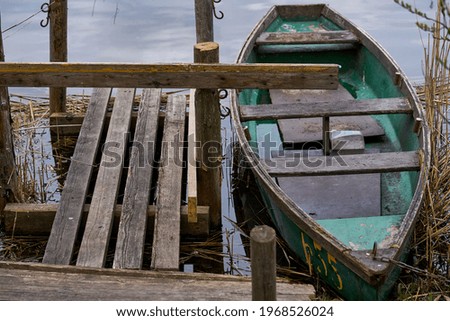 Similar – Image, Stock Photo Wooden white pier topped with a lighthouse in Blankenberge, coast of Belgium