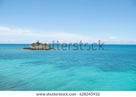 Similar – Sea waves breaking against cliff