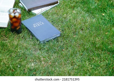 Small Group Bible Study In The Green Grass