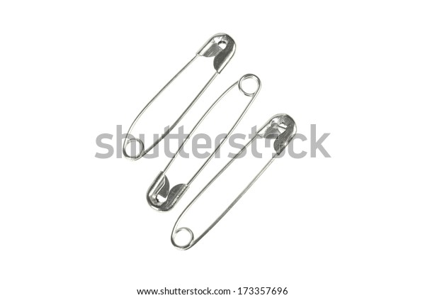 small white safety pins