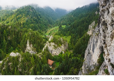 Small Guard House Seen From Via Ferrata Astragalus, Romania, Europe