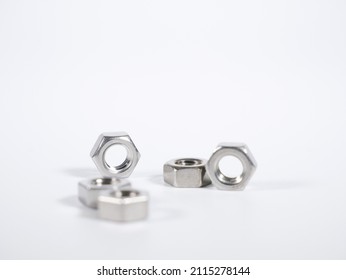 Small Hex Nut, Close Up Photo