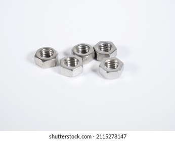 Small Hex Nut, Close Up Photo