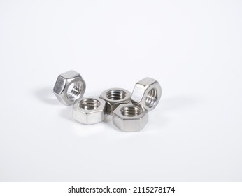 Small Hex Nut, Close Up Photo