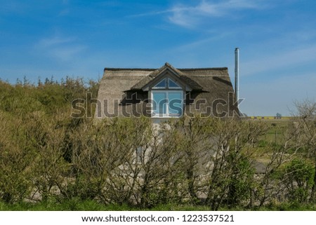 Similar – Hallig Gröde | Laundry drying on the Hallig