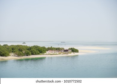 A Small Hut Between Abu Dhabi Mangroves At Yas Island