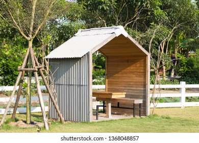 Small Hut In The Garden