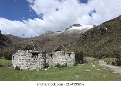 Small Hut On Beautiful Mountain Trail