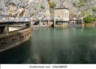 Small Hydro Power Plant In Matka Canyon, Macedonia