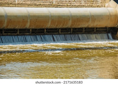 A Small Hydroelectric Power Plant In The City Of Nitra In Slovakia.