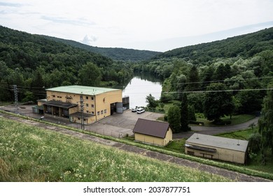 Small Hydroelectric Power Plant On The Dam Domaša Slovakia