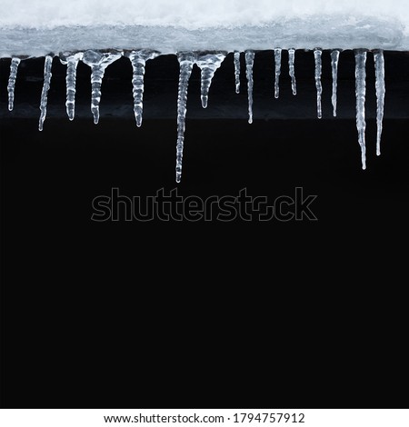 Image, Stock Photo Hot & Cold Winter Ice