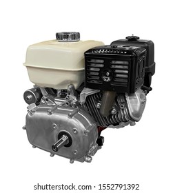 Small internal combustion engine, isolated on a white background