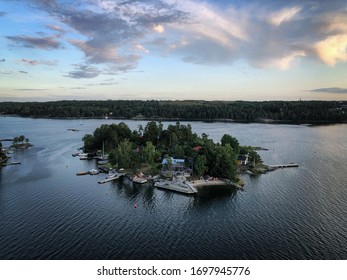 Small Island In Stockholm Archipelago