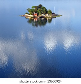 Small Island In The Swedish Archipelago