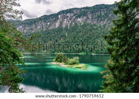 Similar – Foto Bild Beautiful cristal clear mountain lake in the alps